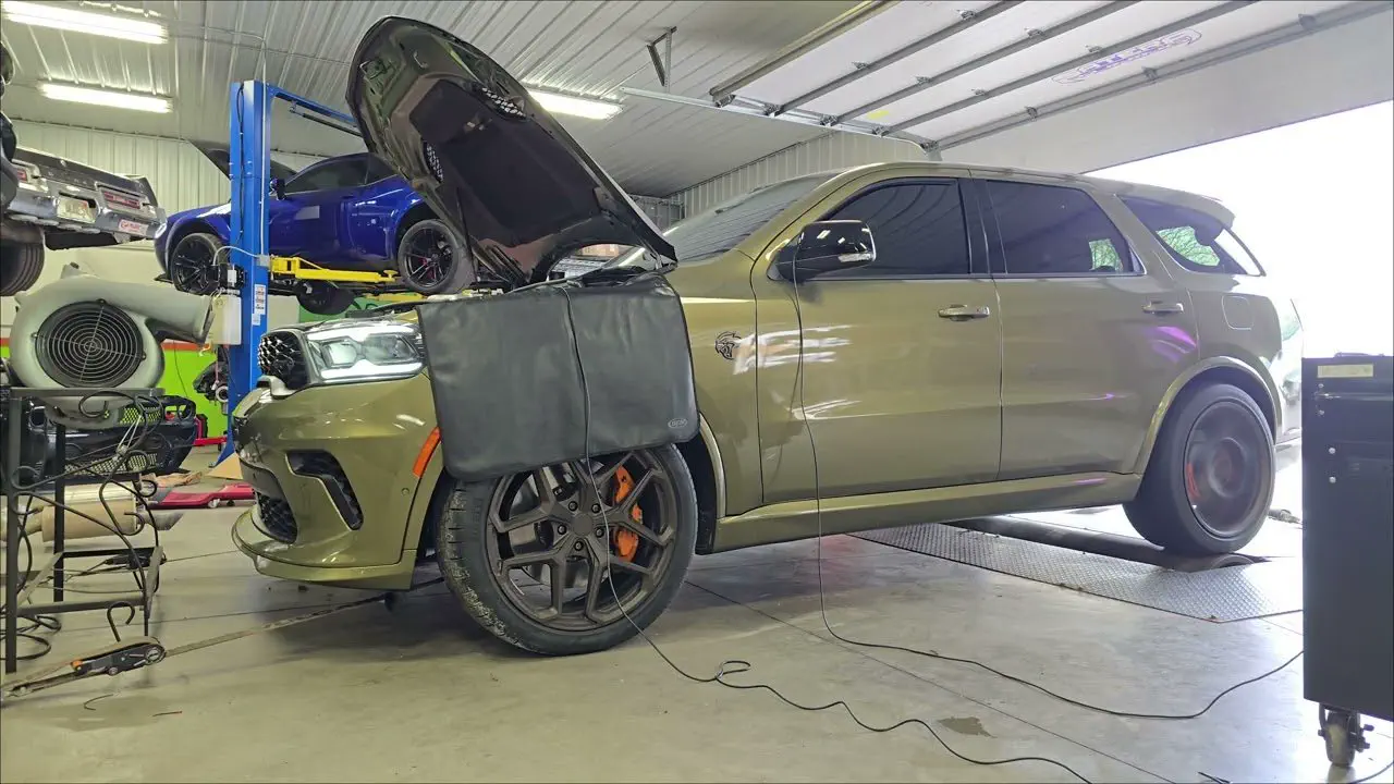 Dodge Durango Hellcat on the Satera Tuning dyno